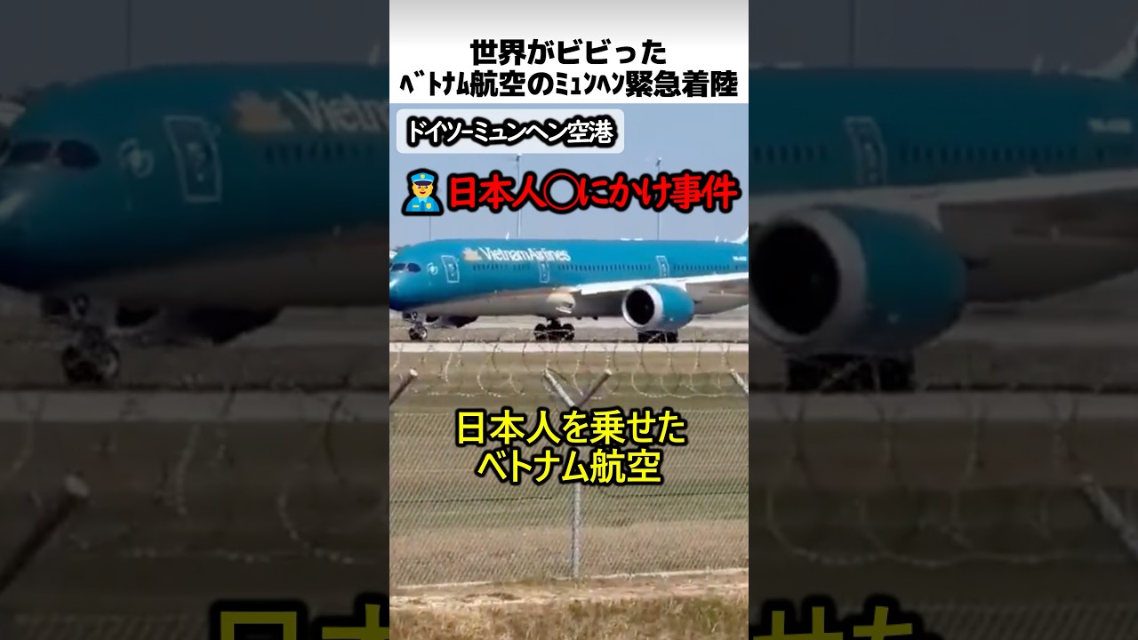ベトナム航空のミュンヘン緊急着陸