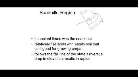 What characteristics make the Sandhills and Inner ...