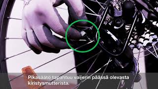 Vaihdevaijerin säätö: 21-vaihteiset pyörät - YouTube