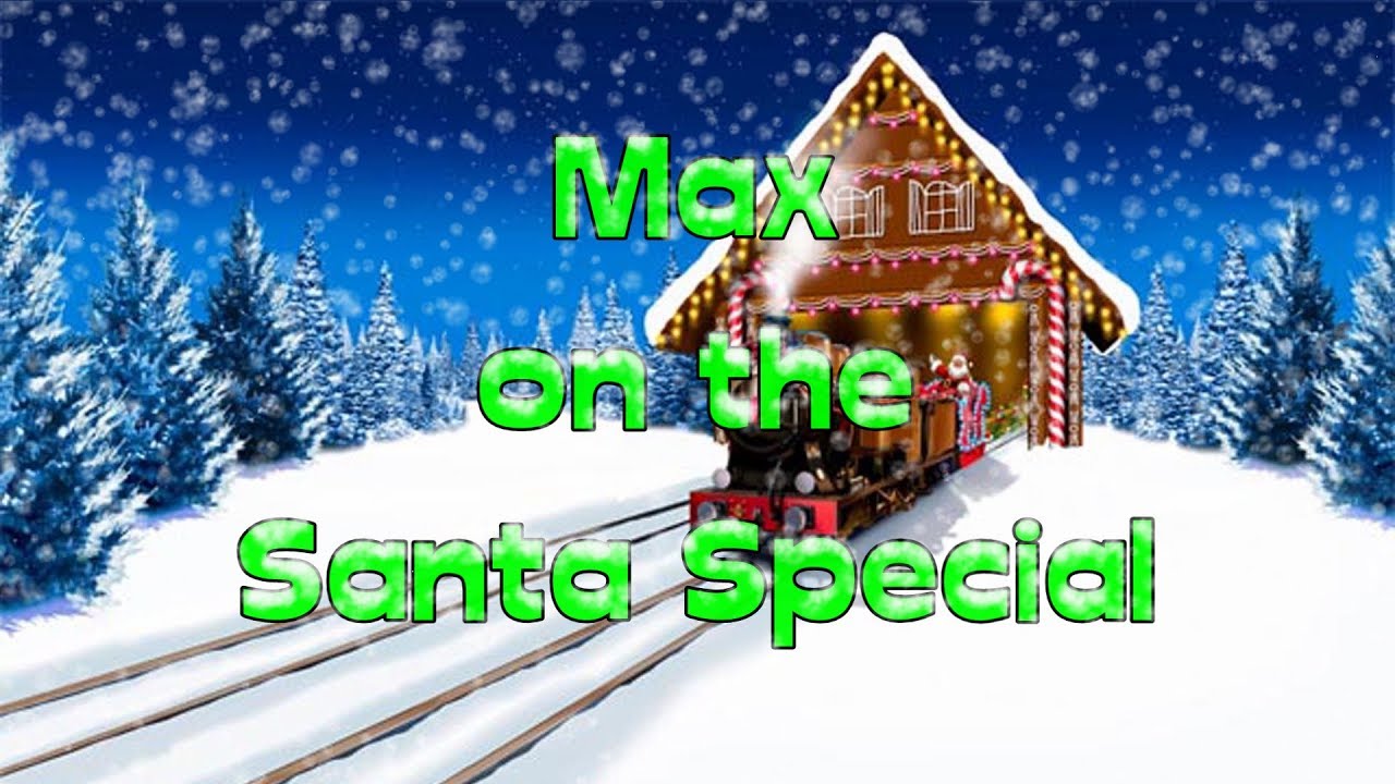 Max on the Swanage Santa Special 2017