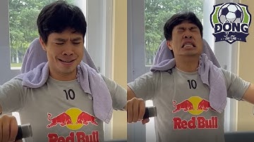 HAGL trở lại tập luyện, Công Phượng nhăn nhó, biểu cảm đầy hài hước | Hậu trường bóng đá