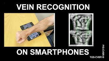 👉📱💻 VEIN Biometric RECOGNITION on a SMARTPHONE | REAL TIME DEMO 💻📱👈