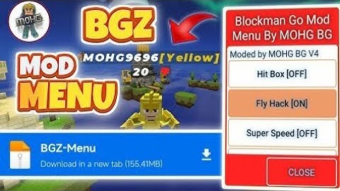 Blockman Go BGZ Mod Menu Version 2.36.2