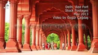 Red Fort, Delhi, India Stock Footages