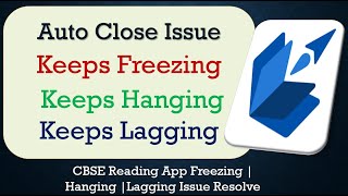 How to Fix CBSE Reading Auto Close | Keeps Hanging | Freezing | Lagging Issue Solve in Android screenshot 4