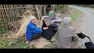 Daily life - taking care of elderly grandparents who were evicted from their home - Country life