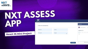 NXT ASSESS APP - Mini Project Nxtwave