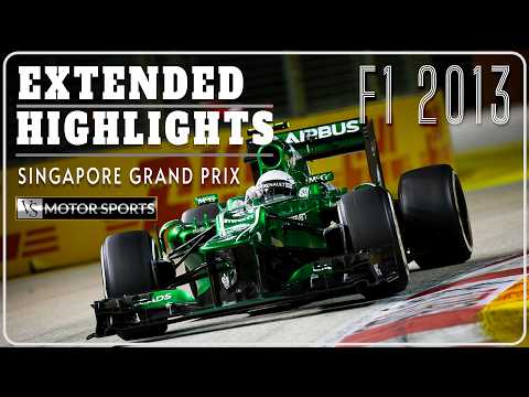 Extended Highlights | F1 | Round 13 | Singapore GP | 2013