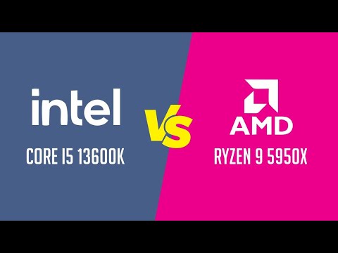 Intel Core i5 13600K vs AMD Ryzen 9 5950X - Apps and games benchmark