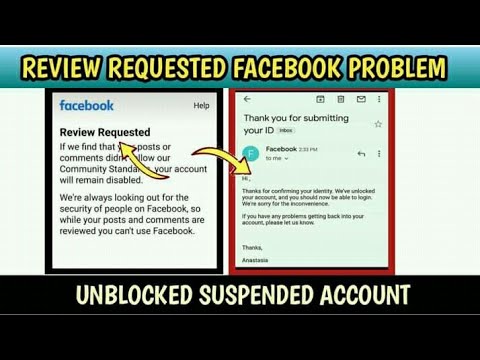 Review Requested Facebook Login Problem Solution | Your Account Will Be Remain Disabled in 30 Days