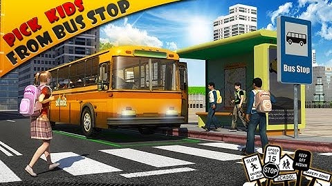 School  Bus Driver 3D▶️Android/iOS GamePlay 1080p(by Tapinator  Inc.)