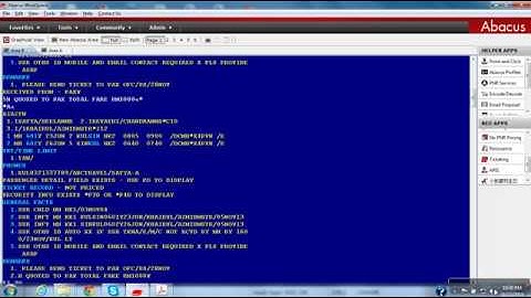 Abacus Sabre Red Workspace Remarks