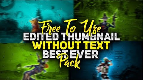 Bgmi thumbnail pack | bgmi free thumbnails || free to use thumbnail pubg