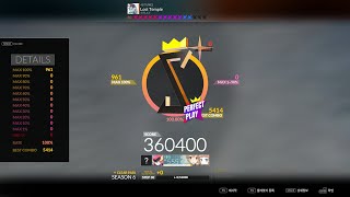 [DJMAX RESPECT V] Lost Temple - IMLAY 4B SC PERFECT PLAY 100.00%