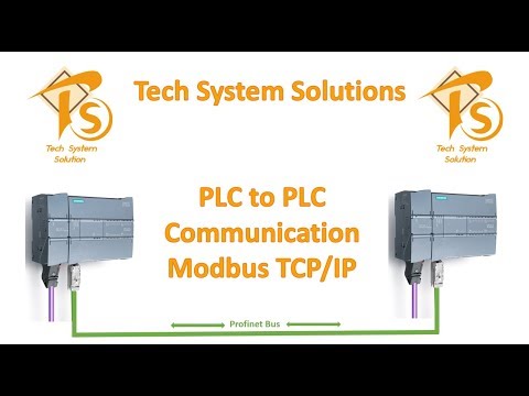 PLC to PLC communication l Modbus TCP/IP l TIA portal l Siemens