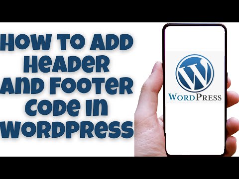 How to Add Header and Footer Code in WordPress