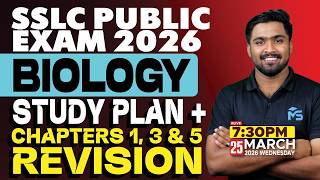Sslc Public Exam 2026  Biology Study Plan  Chapter 135 Revision    Ms Solutions