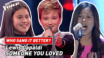 Who sang Lewis Capaldi's "Someone You Loved" better? 💔 | The Voice Kids