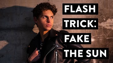 Fake the Sun with your Flash! (Flash Photography Tips)