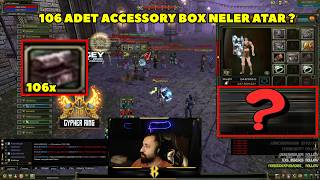 Kaithnys - (Agartha) 25 GB'ye 106 Adet  Accessory Box Kırdırdı Droplara İnanamadı  ! Knight Online