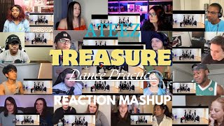 ATEEZ(에이티즈) - 'Treasure' Dance Practice REACTION MASHUP