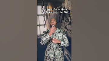 Posting on social media as a military member 101 (FULL VIDEO ON YOUTUBE)