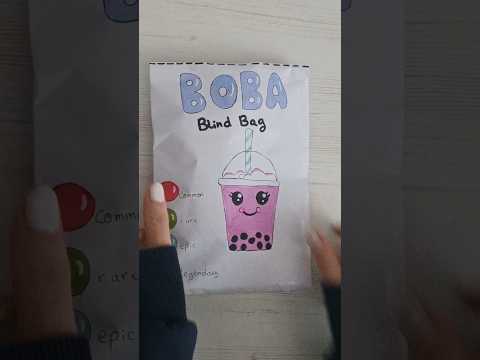 BoBa blind bag# paper squishy #unboxing ✨paper diy# ASMR