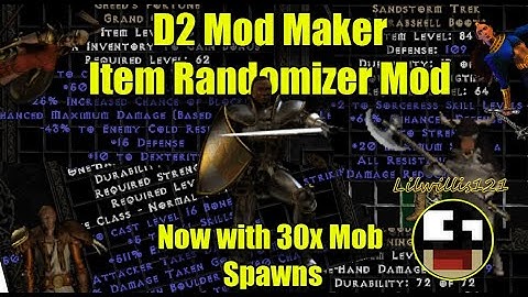 D2 Mod Maker - The New D2 Randomizer Mod [ Now with More Features]