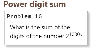 Project Euler: Problem 16 (C/C++)