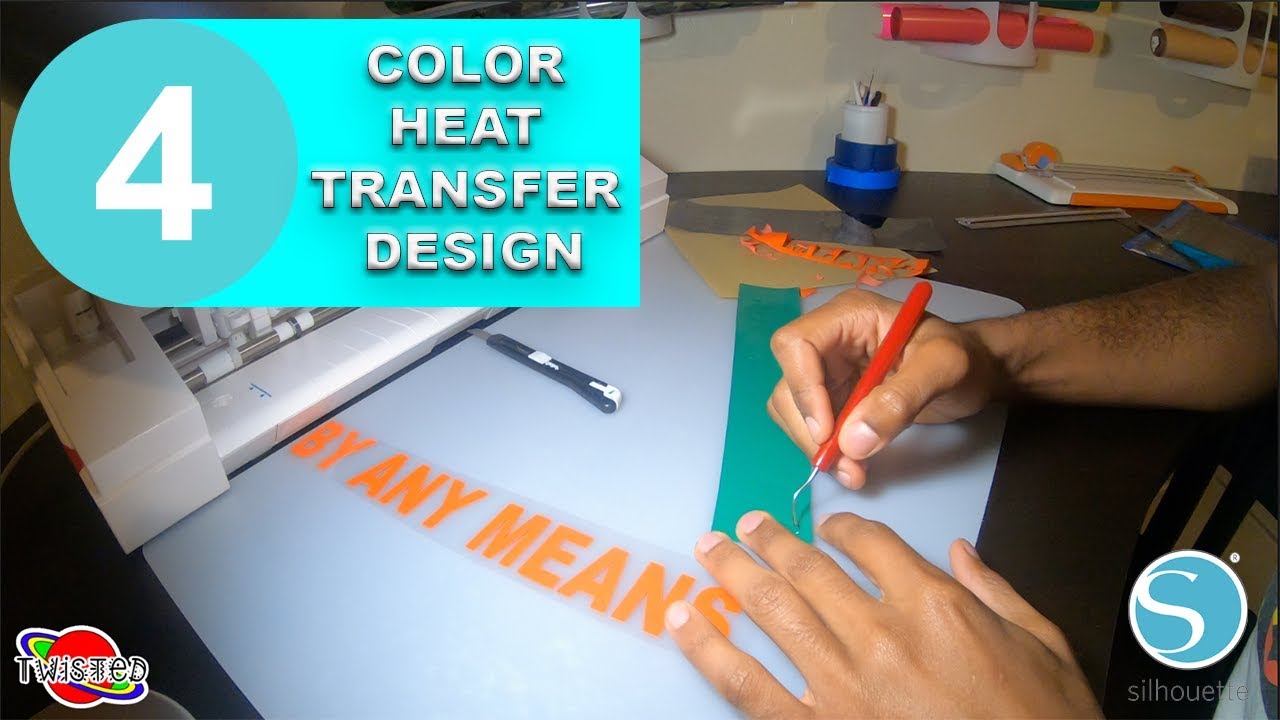 4 COLOR HEAT TRANSFER ON TSHIRT YouTube
