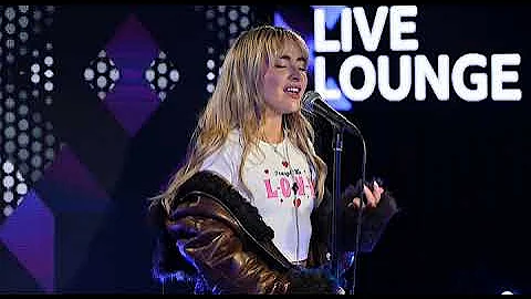 Sabrina Carpenter's "Nonsense" outro for the BBC Radio1's Live Lounge.