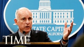 California gov. jerry brown delivered his annual state of the address
on tuesday, and vowed to defend immigrants, healthcare, environment
infrastructure in face president donald ...