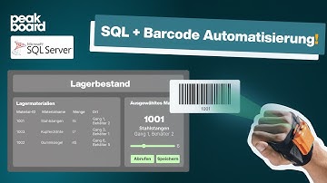 SQL-Datenbank automatisiert mit Barcode-Scanner (ProGlove) auslesen & aktualisieren