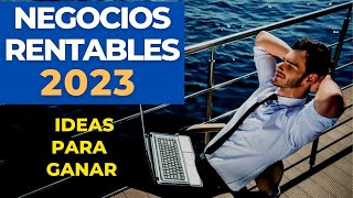 💲 Cómo ganar dinero: 5 ideas de NEGOCIOS RENTABLES 2023  🚀