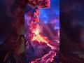 Volcanoes Are Crazier Than You Think! 🌋🤯|#shorts #viral #facts #unbelievable #crazy #volcano