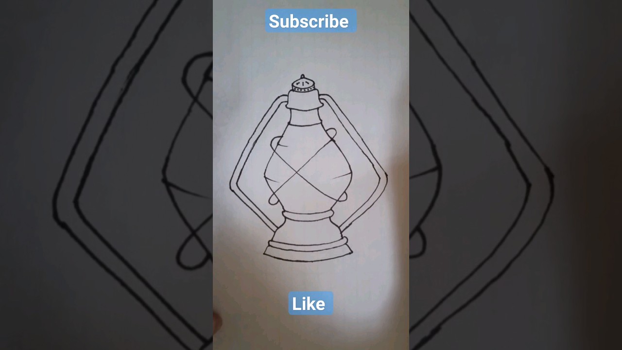 drawing light/ vintage oil lamp/antique kerosene lamp