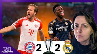 VINI JR MARCA OS 2 GOLS NO EMPATE DO REAL MADRID COM O BAYERN NA CHAMPIONS, FICOU TUDO PARA MADRI