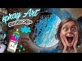 Try spray painting |galaxy painting malayalam