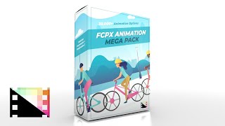 FCPX Animation Mega Pack - Enormous Collection of Animations for Final Cut Pro - Pixel Film Studios