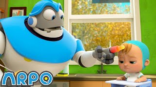 🤖Arpo's Doctor Dilemma!🩺🩻 | ARPO | Moonbug Kids - Friendship &amp; Adventure