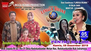 LIVE STREAMING SANDIWARA LINGGA BUANA Kedokanbunder Wetan, Kamis 5 Desember 2019 PENTAS MALAM