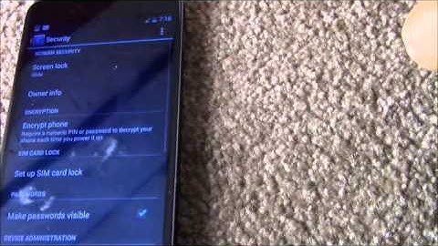 How to Add Pin Lock in  Nexus 4  or Nexus 5