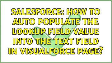 Salesforce: How to auto populate the lookup field value into the text field in visualforce page?