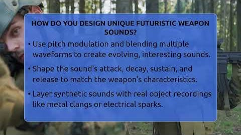 How Do You Design Unique Futuristic Weapon Sounds? - The SciFi Reel