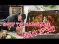 How to Marinade Cheap Steak | The College Cooking Show