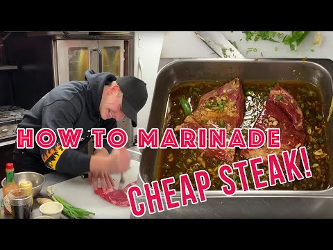 Wie man Marinade Günstige Steak | The College Kochshow