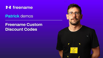 How to: Custom Discount Codes on Freename