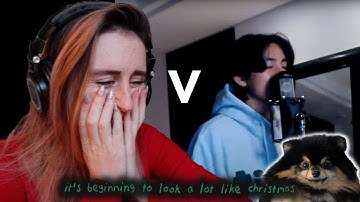 It’s Beginning To Look A Lot Like Christmas (cover) by V of BTS First Time Reaction
