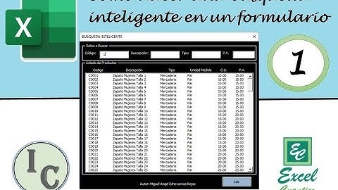 Como hacer una búsqueda inteligente en un formulario - Macros