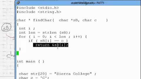 pointer functions return pointers